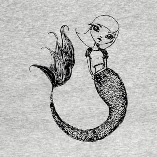 Mermaid Sketches Series: Sweet Mermaid T-Shirt